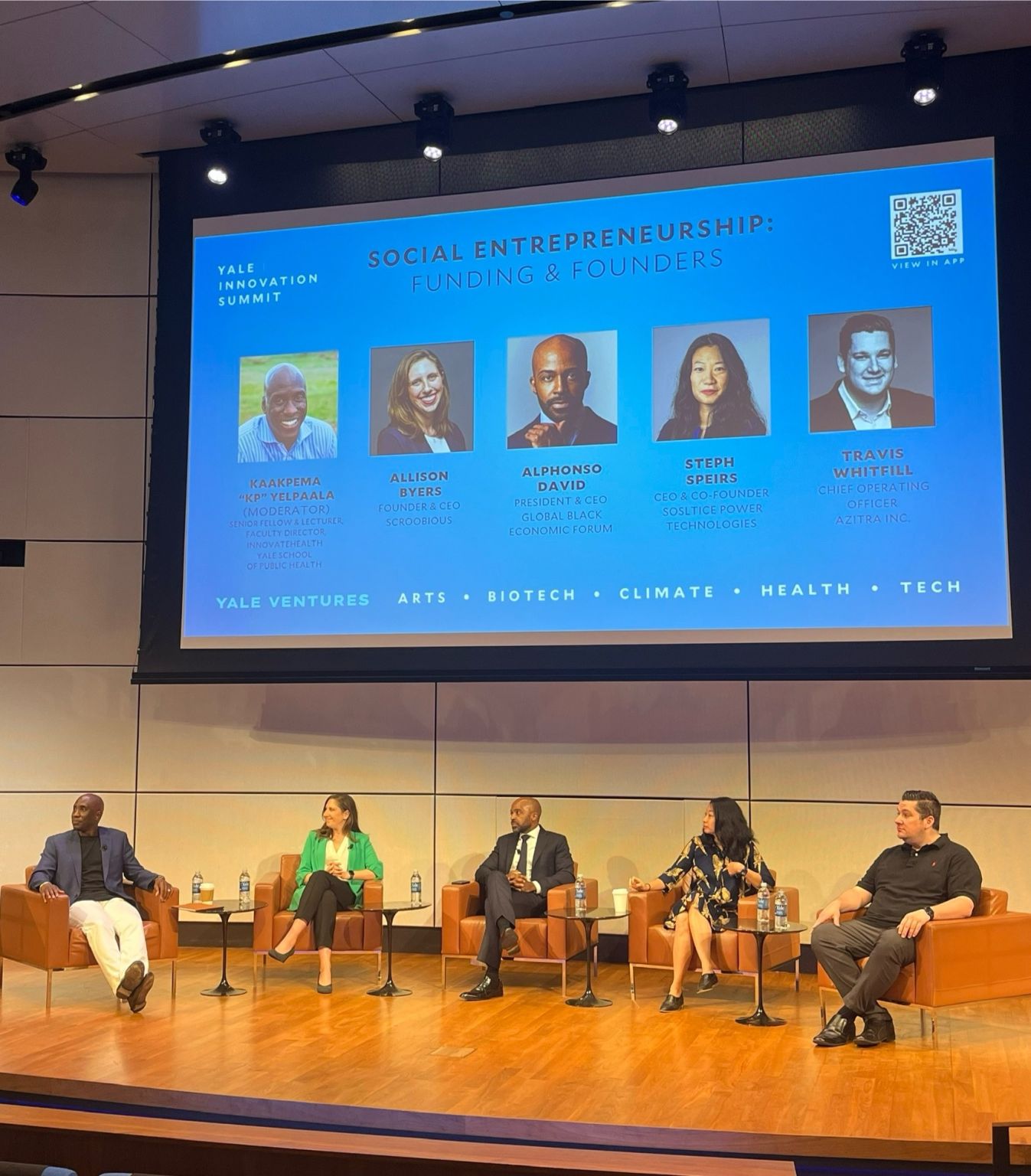 Speaking at Yale Innovation Summit