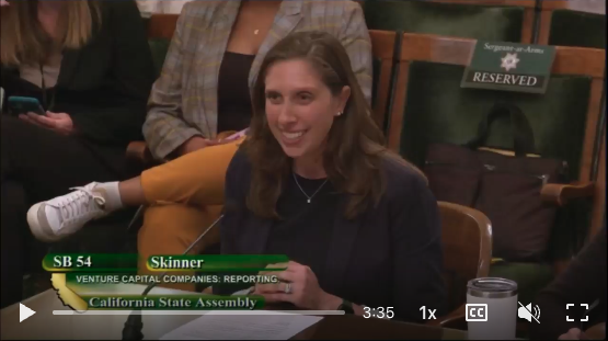 California Senate Testimony